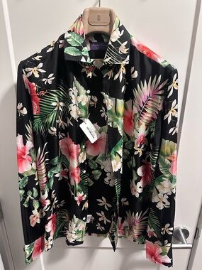 Ralph Lauren Purple Label - 100% Silk Button Down